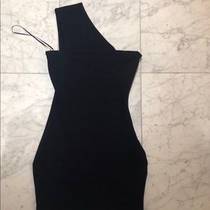Rocky Navy One Shoulder Superdown Dress